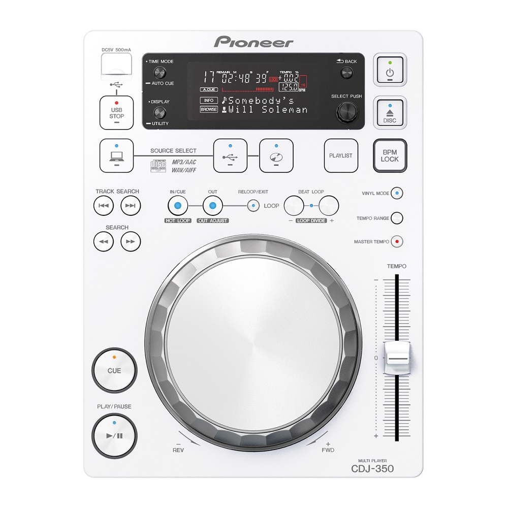 DJ- (CD/USB) Pioneer CDJ-350 White
