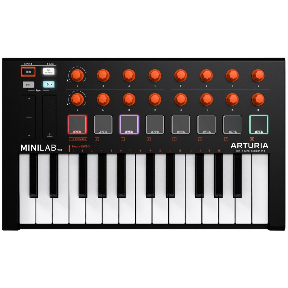 Midi- ARTURIA MiniLab MKII Orange Edition
