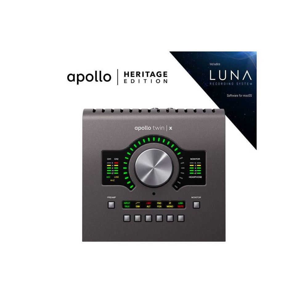   Universal Audio Apollo Twin X DUO Heritage Edition (Desktop/Mac/Win/TB3)