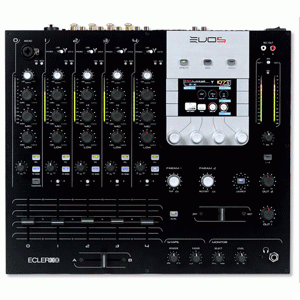 ECLER EVO 5 - DJ-микшер, 4 стерео + 1 mic, FireWire, АЦП/ЦАП, 12х12