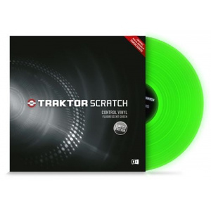 Native Instruments Traktor Scratch Pro Control Vinyl Fluoresce Green