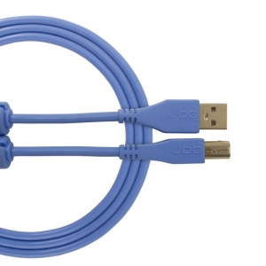 UDG Ultimate Audio Cable USB 2.0 A-B Blue Angled 1 m