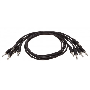 Erica Synths Eurorack patch cables 60cm (5 pcs) Black