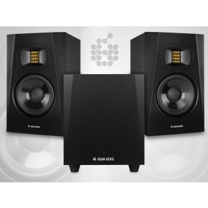 Мониторы ADAM Т8V или сабвуфер ADAM T10S — доступные решения для работы с полным звуковым спектром